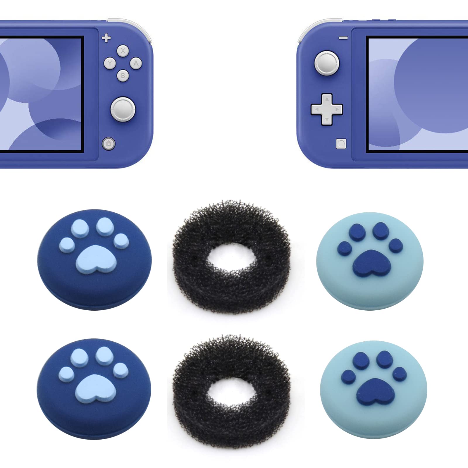 ニンテンドースイッチ ZHI-NYLLDJS Thumb Grips Set for Nintendo Switch/OLED/Lite,for